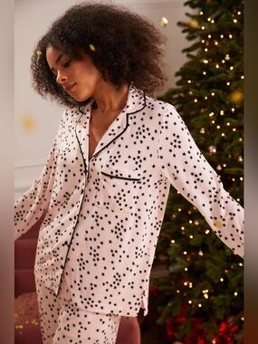Kate Spade New York | Confetti Stars Long Pajama Set Sz M